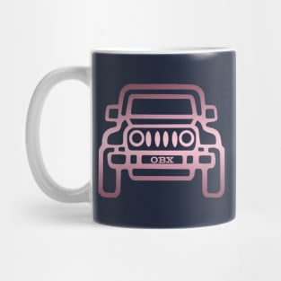 OBX 4x4 Pink Front Profile Mug